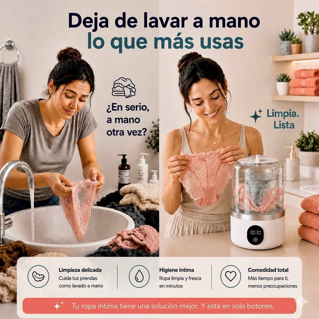 MINIWASH PRO™   Lavadora Portátil Inalámbrica