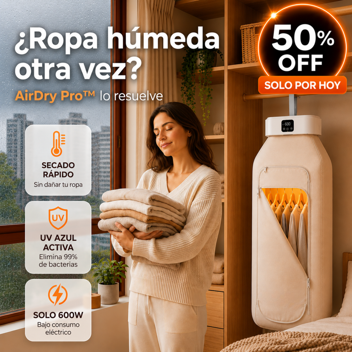 AirDry Pro™ Secadora Portátil