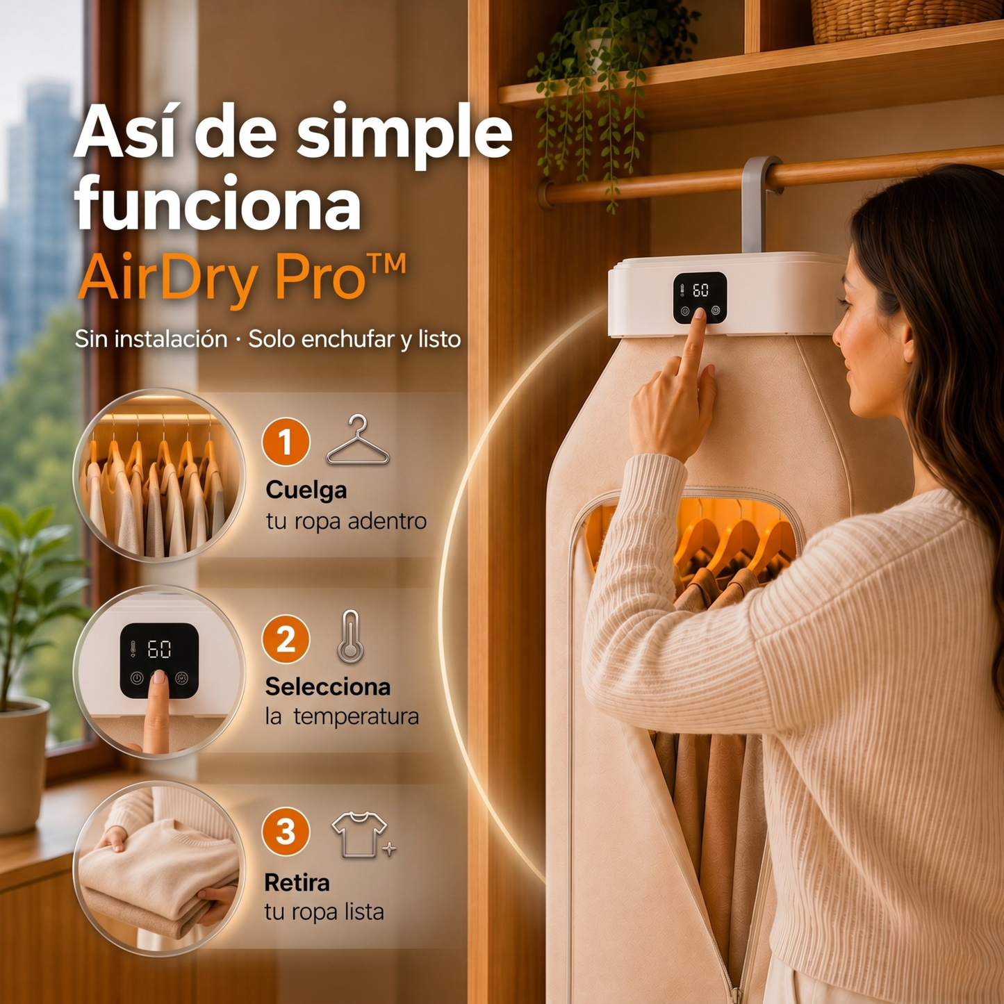 AirDry Pro™ Secadora Portátil